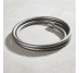 D113000001000BN Flow Душовий шланг з латунними гайками G1/2’’ довжиною 1,5 м, brushed nickel (1 сорт)