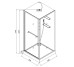 Душевой бокс Insana Gravity 90*90*210 мелкий поддон ( А0062616 ) Insana