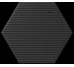 Декор Mini Hexa Canale Graphite Matt 15x17.3 Subway Lab Wow з колекції Subway Lab Wow