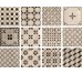 Декор Crema Decoro Mix 12 20x20 A Mano Ragno з колекції A Mano Ragno