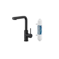Змішувач для мийки з фільтрацією води DUERO PURE BASIC black 6623-912-81 DUERO Сантехніка Armatura