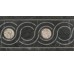 Бордюр (10x20) 045Lc85 P. D. Sole Torc. Sab. Marmo Nero - Pietre Del Sole з колекції Pietre Del Sole Elios