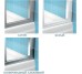 Душові двері CRV2-100 Полірований алюміній Transparent 1QVA0C00Z1