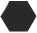 Плитка (12.4x10.7) 21915 Hexagon black Eq-10S - Scale из коллекции Scale Equipe