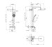 Душевая система Kroner KRP Axis Line-GRP063 Kroner