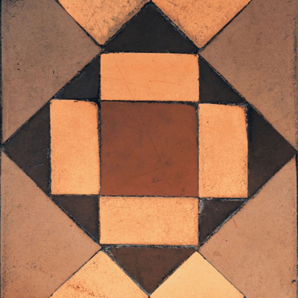 Плитка (22.5x22.5) AD/ Marron 002 - Art Deco з колекції Art Deco Bestile