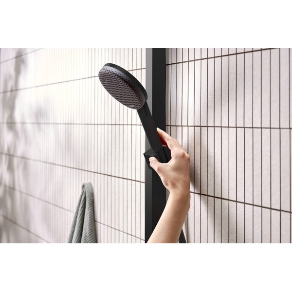 Душова система Raindance Alive Q 340/210 1jet EcoSmart ShowerSelect Comfort, Matt Black (24581670)