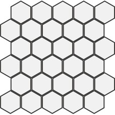 Мозаїка (27x27) Mosaico Esagona Malachite - Le Ossidiane з колекції Le Ossidiane