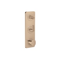 Термостат Axor Citterio C Cubic cut 380/120 для 2-х споживачів, Polished Red Gold (49701300) Термостат Axor Citterio C Cubic cut 380/120 для 2-х споживачів, Polished Red Gold (49701300)