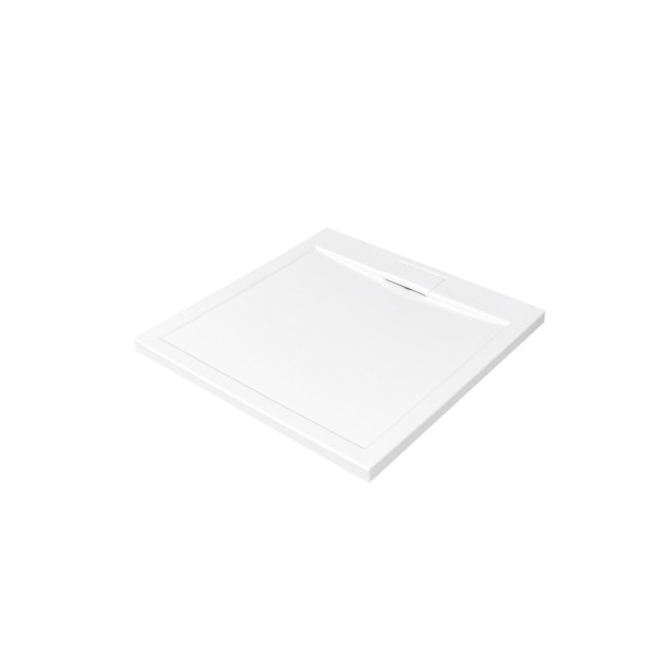 Поддон квадратный AXIM UltraSlim 90х90 белый + сифон