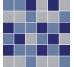Мозаїка 30x30 Rf Blu Avio - 33 +Rf Cobalto - 33 +Rf Perla - 33 - Flooring Mix R10 B (A+B) - M RF 05 з колекції Flooring Mix R10 B (A+B) Vogue