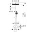 ACTIVERA Q 290/180 1jet EcoSmart Showerpipe душевая система со смесителем, хром