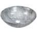 Раковина накладная, круглая 40 см Dokos, серая, мраморный эффект, CE-19-707 Invena