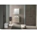 Тумба +  умивальник SELNOVA SQUARE SLIM, 80 см, світлий горіх (501.243.00.1)