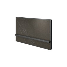 Smart-line, Кнопка змиву подвійна, з керамічною вставкою, matt black_marquina stone (100360471) SMART LINE