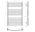 Рушникосушарка електрична Adriana П12 500х800 Deffi фарбована сталь (Оливкова бронза, JD04, Праве підключення) 