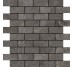 Мозаїка 25.9x28.9 DC3004 Stone age mosaic brick antracite satin Aleluia Stone Age з колекції Stone Age Aleluia