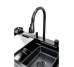 Мийка кухонна BAKAI 7546 чорна з нержавіючої сталі 75*46*22 BLACK ( А0059848 ) Insana