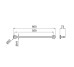 ROUND INOX, Рушникотримач 60 см, brushed stainless steel (100282057)