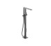 Змішувач Tecturis E для ванни підлоговий, Brushed Black Chrome (73445340)