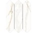 Мозаїка Mosaic Picked Palace White Satin - 33x44 DC3901 Palace з колекції Palace Aleluia