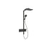 Душовая система Raindance Alive Q 340/210 2jet EcoSmart ShowerSelect Comfort, Brushed Black Chrome (24591340)
