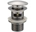 550548N Донный клапан, brushed nickel (1 сорт)
