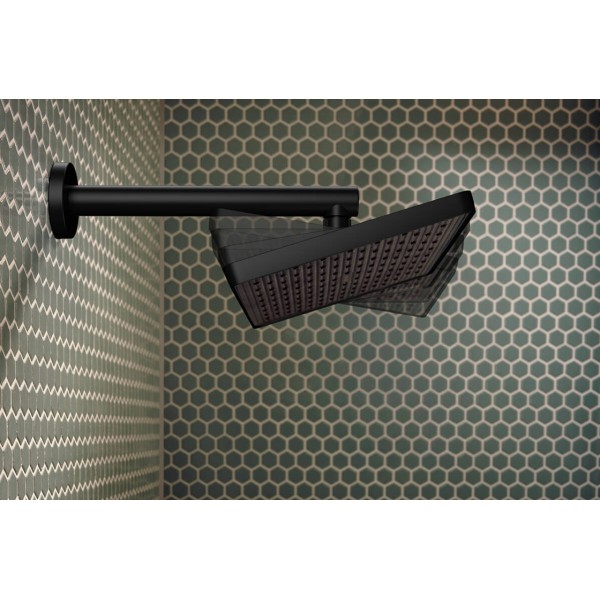 Верхній душ Activera Q 290/180 1jet EcoSmart, Matt Black (28738670)