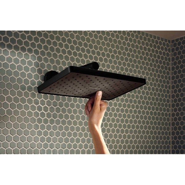 Верхній душ Activera Q 290/180 1jet EcoSmart, Matt Black (28738670)