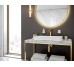 AddStoris Стакан підвісний Brushed Black Chrome/скло (41749340)