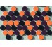 Мозаїка (35x20.5) 7654D- (диам.3,5)Миксдоранж/Амарант/Блэксурит - Смартис з колекції Смартис Сеттеченто