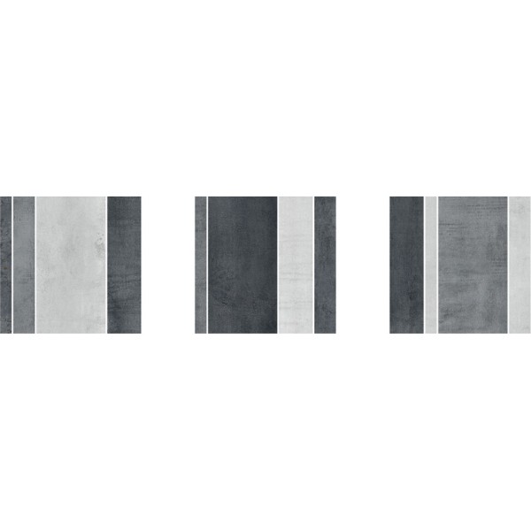 Декор 40x40 Decoro Stripes Cold Rett - Wi.Sh з колекції Wi.Sh Pastorelli