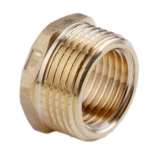 Редукція 1/2"x1/4" (латунь) FERRO Редукція 1/2"x1/4" (латунь) FERRO