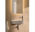 MERIDIAN асиметричний Compacto 50x27,5 см, білий