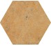 Плитка Giallo Umbria Esagona - 15.8x18.3 1080614 Cotto del Campiano з колекції Cotto del Campiano Cir