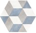 Плитка Cube Sky - 22x25 00ZESB5 Hexagon з колекції Hexagon Elios