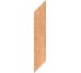 Плитка 10x60 87301 Gold matt chevron Cerdomus Opera з колекції Opera Cerdomus