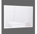 Дзеркало Люче white 100x70, сенсор, підсвітка Aqua Rodos