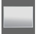 Дзеркало Люче white 100x70, сенсор, підсвітка Aqua Rodos