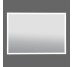 Дзеркало Люче white 100x70, сенсор, підсвітка Aqua Rodos