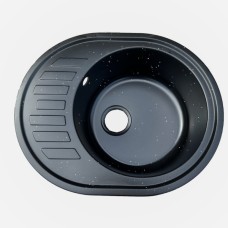 Мийка гранітна LIZA 62х50 чорна зі сріблом NEW ( А0055681 ) Мийка гранітна LIZA 62х50 чорна зі сріблом NEW ( А0055681 )