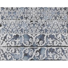 Декор (4.5x23) 16843- Brickart Decoro(Set 4Pz)Heritage Blue - Brickart з колекції Brickart Декор (4.5x23) 16843- Brickart Decoro(Set 4Pz)Heritage Blue - Brickart з колекції Brickart