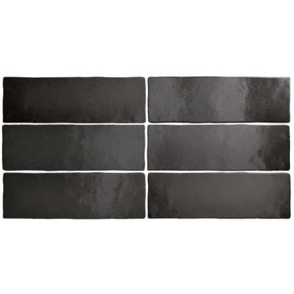 Плитка 6,5x20 Magma Black Coal 24962 з колекції Magma Equipe