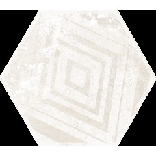 SIGMA WHITE 21.6х24.6 (шестигранник) B-100 (плитка для пола и стен)