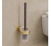 DFL21010501BG Flow Йоржик для унітазу з тримачем, підвісний, колір Brushed Gold PVD (1 сорт)