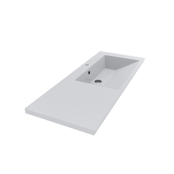 Peggy 1250 L/R белый матовый Fancy Marble