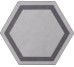 Плитка (15x17.1) D/EXA.GC Decoro Exatarget Grigio Chiaro - Examatt з колекції Examatt Tonalite
