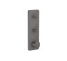 Термостат Axor Citterio C Cubic cut 380/120 для 2-х споживачів, Brushed Black Chrome (49701340)
