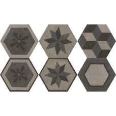 Декор (40.9x47.2) 173073 Gea Esagona Decoro Colori Freddi - Gea з колекції Gea
