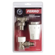 Термостатический комплект угловой 1/2 FERRO ZTM02 термостатический комплект 1/2 FERRO ZTM02
